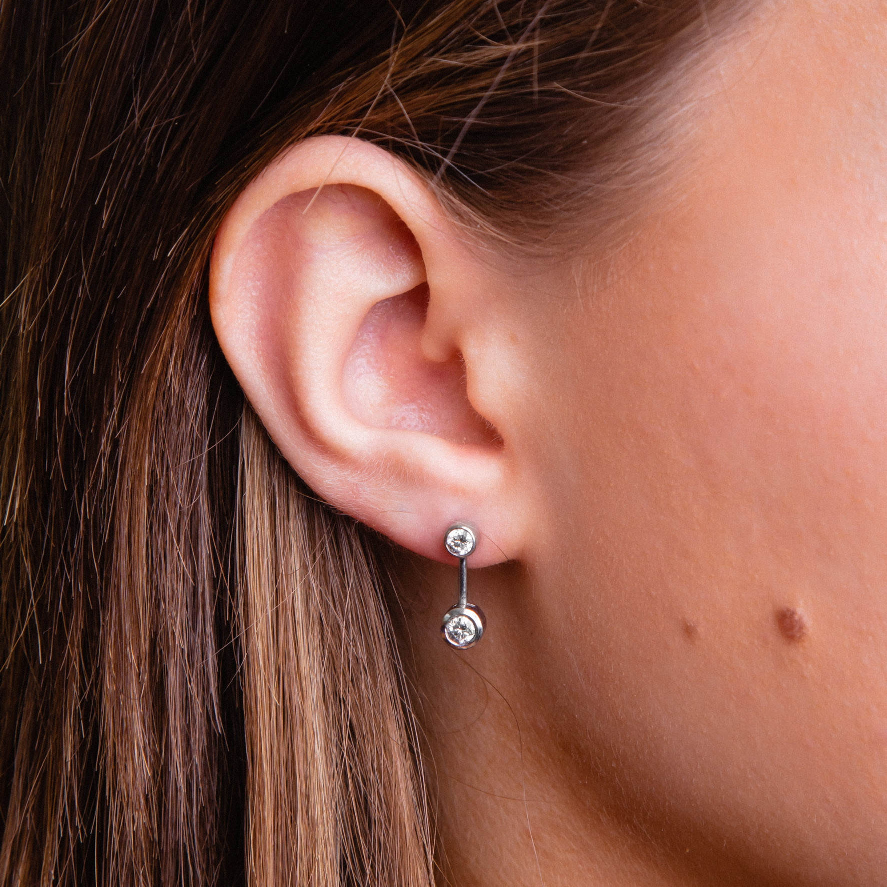 Baguette Diamond Dangle Earrings - Underwoods Jewelers