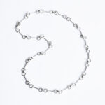 Sterling Silver Snaffle necklace with 20 links Chucky weight