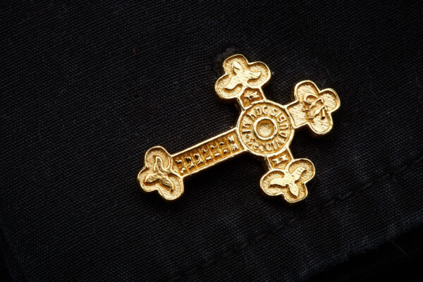 SSC gold vermeil cross