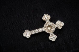 SSC sterling silver cross