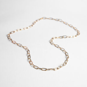 Paper-clip-gold-chain-9ct-handmade