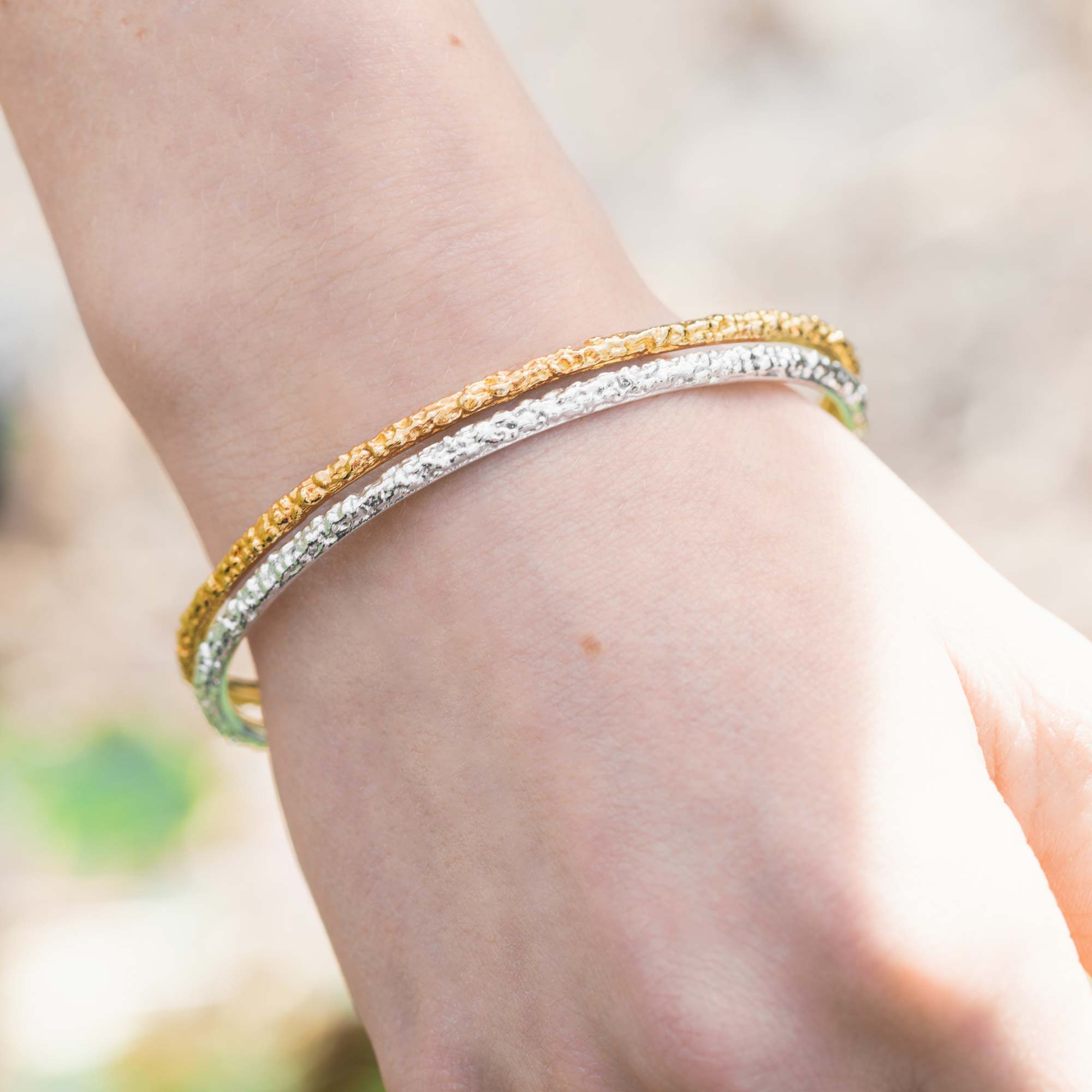 Stackable 2025 gold bangles