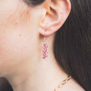 Tourmaline-Briolette-drop-earrings-pink-Jane-Orton2