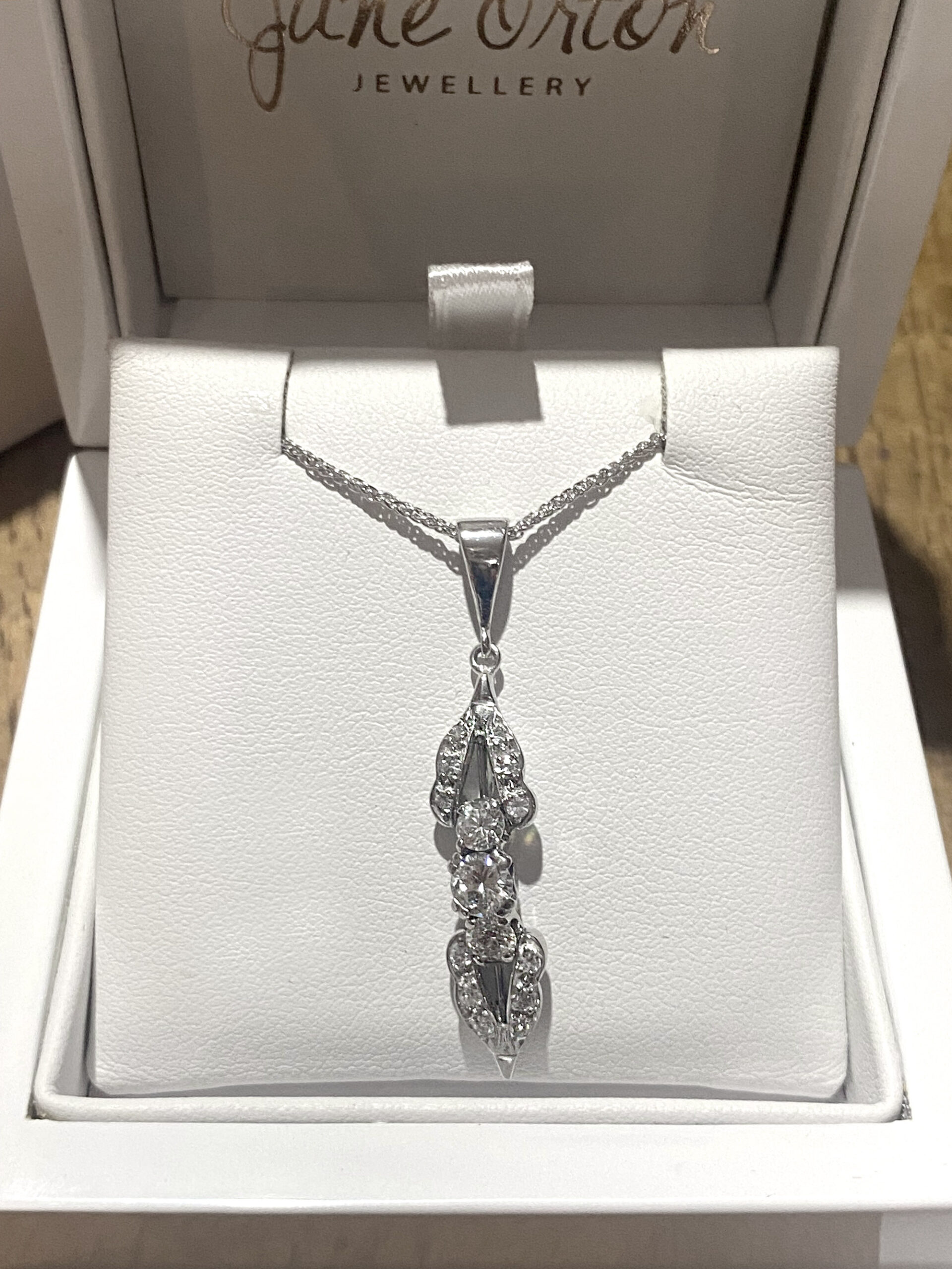 Remodelled Diamond Pendant